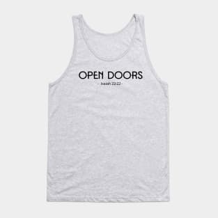 Open Doors bible quote Tank Top